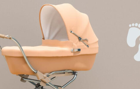 Schicker Kinderwagen für werdende Eltern